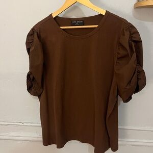 Layne Bryant Shirt with Puffy sleeves